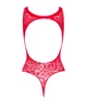 Бодистокинг-боди Obsessive B120 Красное S/M/L (SO7208) - изображение 5