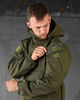 Тактическая демисезонная куртка анорак SoftShell 3XL олива (88917) - изображение 5