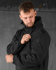 Тактична куртка демісезонна анорак SoftShell 2XL чорна (88913) - зображення 6