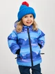 Детская зимняя термо куртка для девочки Reima Moomin Lykta 5100013B-6301 104 см Голубая (6438557111339) - изображение 1