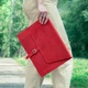 Кожаная папка с инициалами, органайзер папка, Coral, Malina Leather - изображение 1