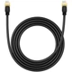 Сетевой кабель Baseus High Speed CAT8 40Gigabit Ethernet Cable (Round Cable) 2m (B0013320A111-03) Cluster Black - изображение 2