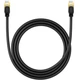 Сетевой кабель Baseus High Speed CAT8 40Gigabit Ethernet Cable (Round Cable) 1.5m (B0013320A111-02) Cluster Black - изображение 2
