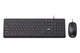 2E Комплект клавиатура и мышь MK405 USB-A, EN/UK, чёрный - изображение 1