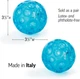 М'ячі масажні (2 шт) Franklin Small Textured Ball, 8 см (кришталево-синій), FR-90.09-BL - зображення 7