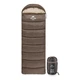 Спальний мішок Naturehike U250S NH20MSD07 (0°C) правий коричневий 220см (6927595769294-R) - зображення 1
