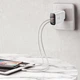 Зарядка для телефона BASEUS Mirror Lake Display |3USB, 3.4A|. White - изображение 3