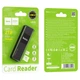 Кардрідер HOCO Mindful 2-in-1card reader (USB3.0, SD/TF, 5Gbps), Black - зображення 4