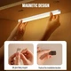 LED светильник сенсорный, портативный | Type-C, 20cm, 13LEDs, Теплый свет, магнит | 2 режима | Датчик движения и освещения, White - изображение 5