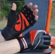 Рукавички для фітнесу MadMax MFG-568 Extreme 2nd edition Black/Red M - изображение 4