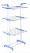 Многоярусная сушилка для белья, вещей, одежды Garment rack with wheels складная Синий - изображение 1
