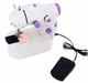 Портативная мини швейная машинка 4 в 1 с педалью 2 скорости YooSoo Mini Sewing Machine SM201 250 Вт - изображение 12