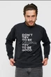 Світшот YAPPI чоловічий чорний "Don`t try to be original. Try to be good" S Чорний (MSWB1388) - зображення 1