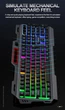 Игровой набор 2в1 TWolf TF600 (UA/ENG раскладка/RGB подсветка) Комплект клавиатура и мышь Black - изображение 3