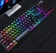 Игровой набор 2в1 TWolf TF200 (UA/ENG раскладка/RGB подсветка) Комплект клавиатура и мышь Black - изображение 4