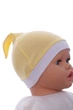 Шапка ковпачок інтерлок Babykroha жовта 1м+ (43265) - зображення 1