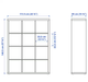 СТЕЛЛАЖ белый MS236 совместим с аксессуарами IKEA KALLAX - изображение 5
