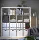 СТЕЛЛАЖ белый MS237 совместим с аксессуарами IKEA KALLAX - изображение 1