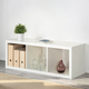 СТЕЛЛАЖ белый MS232 совместим с аксессуарами IKEA KALLAX - изображение 2