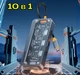 Док-станция USB-хаб 10в1 ASOMETECH (Type-C to 4K HDTV/VGA/SD/TF Card/USB 3.0/3.5mm/PD Fast Charge) 100 Вт - изображение 4