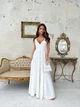 Ошатне плаття FirstWoman XS молочний 43406781 - зображення 1