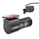 Відеореєстратор HOCO DV8 2К (2560 × 1440) display hidden driving recorder(with rear camera) Black - зображення 1