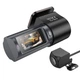Відеореєстратор HOCO DV8 2К (2560 × 1440) display hidden driving recorder(with rear camera) Black - зображення 2