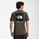 Футболка The North Face Short Sleeve Box Nse Olive NF0A812HBQW S - изображение 2