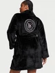 Женский халат Victoria's Secret (5537191156722) плюшевый Black M/L черный - изображение 2
