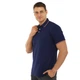 Футболка поло LIDONG LD-8518 (хлопок 80%, купро (cupro) 20%, вес 210 гр, размер 3XL, цвет темно-синий) - изображение 2