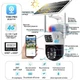 Уличная 4G Камера видеонаблюдения UKC V380pro c солнечной панелью и аккумулятором - изображение 2