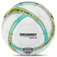 Мяч футбольный профессиональный №5 SOCCERMAX FB-5049 (PU, Белый-желтый) - изображение 2