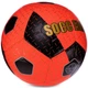 Мяч футбольный №5 PU ламинированный гибридная сшивка HYBRID SOCCERMAX FIFA FB-3124 (PU, Красный-черный) - изображение 3