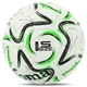 Мяч футбольный №5 TPU Joma EGEO II 401413-117-T5 (№5, 4 сл., сшит вручную, белый-зеленый) - изображение 2