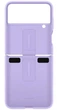 Чехол силиконовый с кольцом Silicone Cover with Ring SM-F711 для Samsung Galaxy Z Flip4 Bora Purple - изображение 6