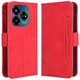 Чохол-книжка з кишеньками Deexe Wallet Stand для ZTE Nubia V60 Design - Red - зображення 1