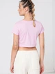 Футболка хлопковая женская Converse Colorful Heart Tee Stardust Lilac 10026369-523 XL Лиловая (194434899801) - изображение 2