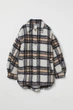 Куртка c шерстю H&M 270972364 XL Бежевий/Сірий - изображение 2