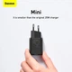 Зарядний пристрій - Адаптер живлення Baseus Super Si Quick Charger 1 USB-C 25W чорний - зображення 4