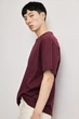Футболка H&M Loose Fit M бордовий 0608945126 - изображение 3
