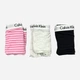 Набор трусиков танга женских хлопковых Calvin Klein Underwear 80880406 1X 3 шт Разные цвета (1159814507) - изображение 6