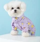Дождевик для собак Hipidog PSunny L с капюшоном и принтом, Фиолетовый (HPDPSN12) - изображение 4