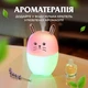 Зволожувач повітря з підсвічуванням Happy Life кімнатний зволожувач для будинку MengChong H2O Humidifier Рожевий - зображення 4