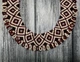 Традиционная украинская силянка из чешского бисера HatynkaUA Traditional Necklace ручной работы (SUN999_55) - изображение 3