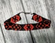 Традиционное украинское ожерелье чокер из бисера HatynkaUA Necklace в этностиле ручной работы Black-Red (SUN999_57) - изображение 1