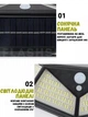 Фасадный уличный фонарь, светильник на солнечной батарее SOLAR 100 LED (черный) - изображение 5