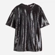 Блузка женская H&M 061012746 XS Темно-коричневая (KOZ6666000335302) - изображение 4