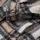 Куртка демисезонная удлиненная женская H&M 060972364_shacket S Черно-бежевый/Клетка (KOZ6666000331731) - изображение 4