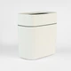 Відро для сміття MVM MY HOME без кришки BIN-24 10 л Біло/Сіре (BIN-24 10L WHITE/GRAY) - зображення 1