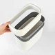 Відро для сміття MVM MY HOME без кришки BIN-24 10 л Біло/Сіре (BIN-24 10L WHITE/GRAY) - зображення 5